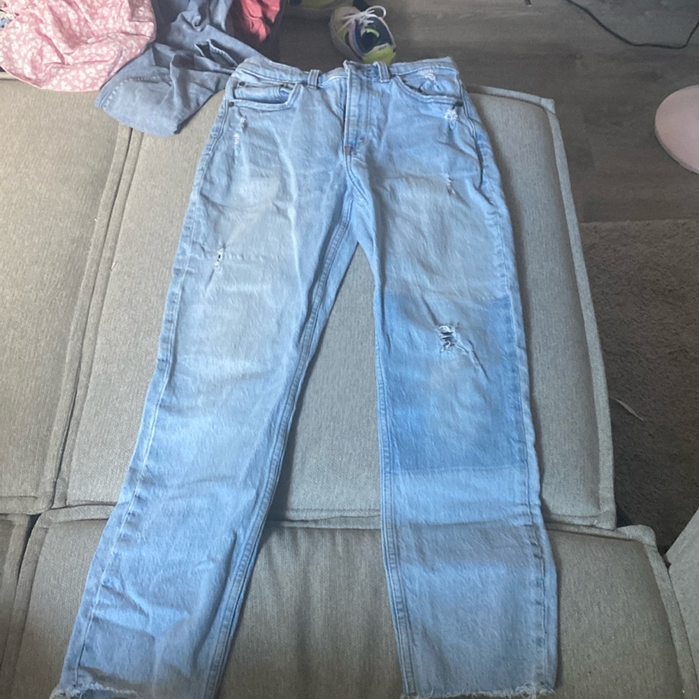 High rise mom jeans